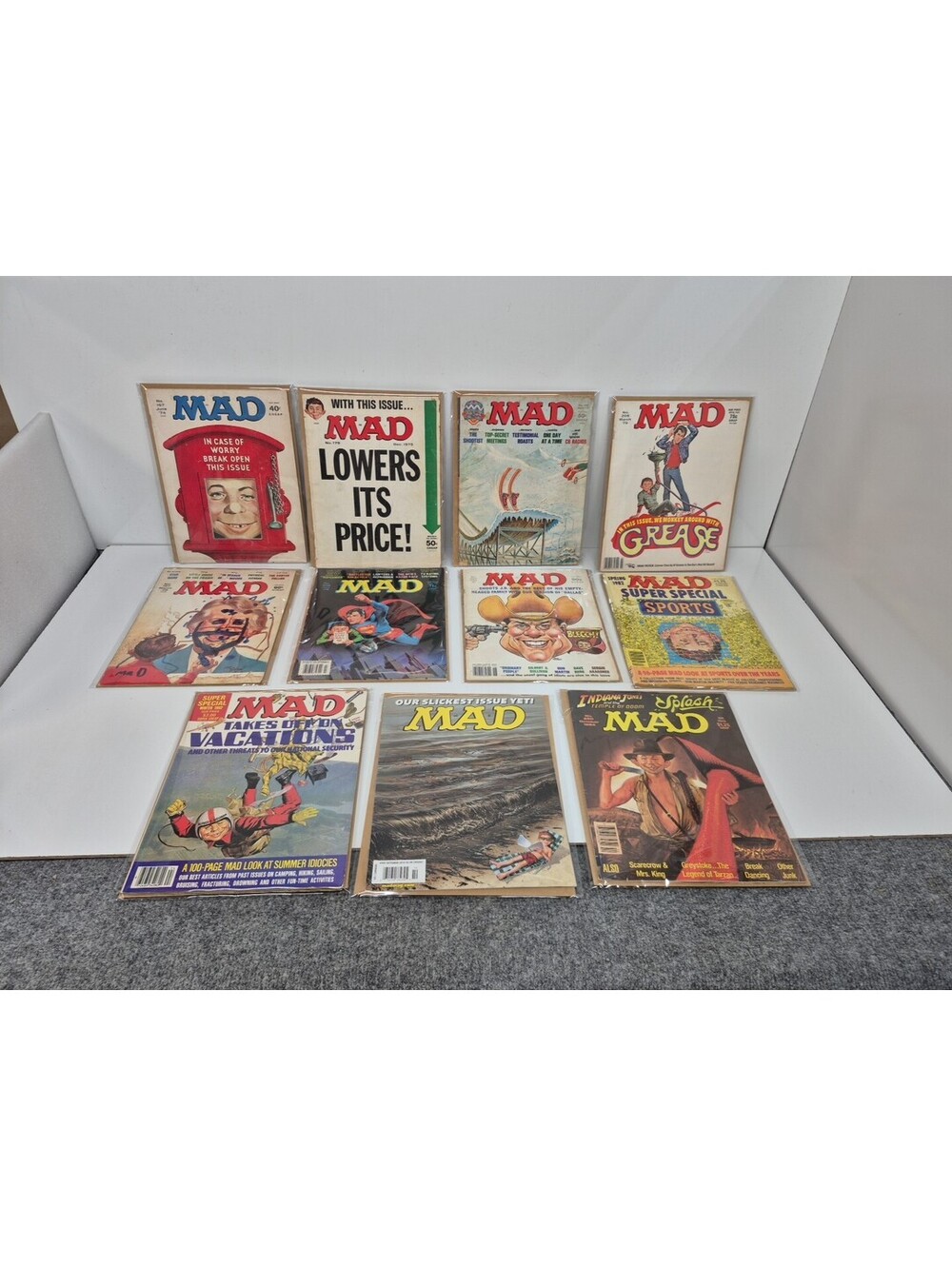 Vintage MAD Magazines From 70s And 80s Lot of 11